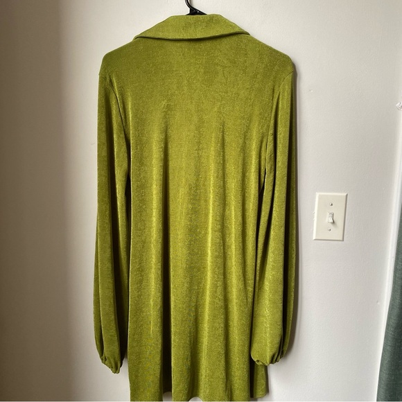 Princess Polly Moss Green Wrap Dress size US 2 - Picture 5 of 5